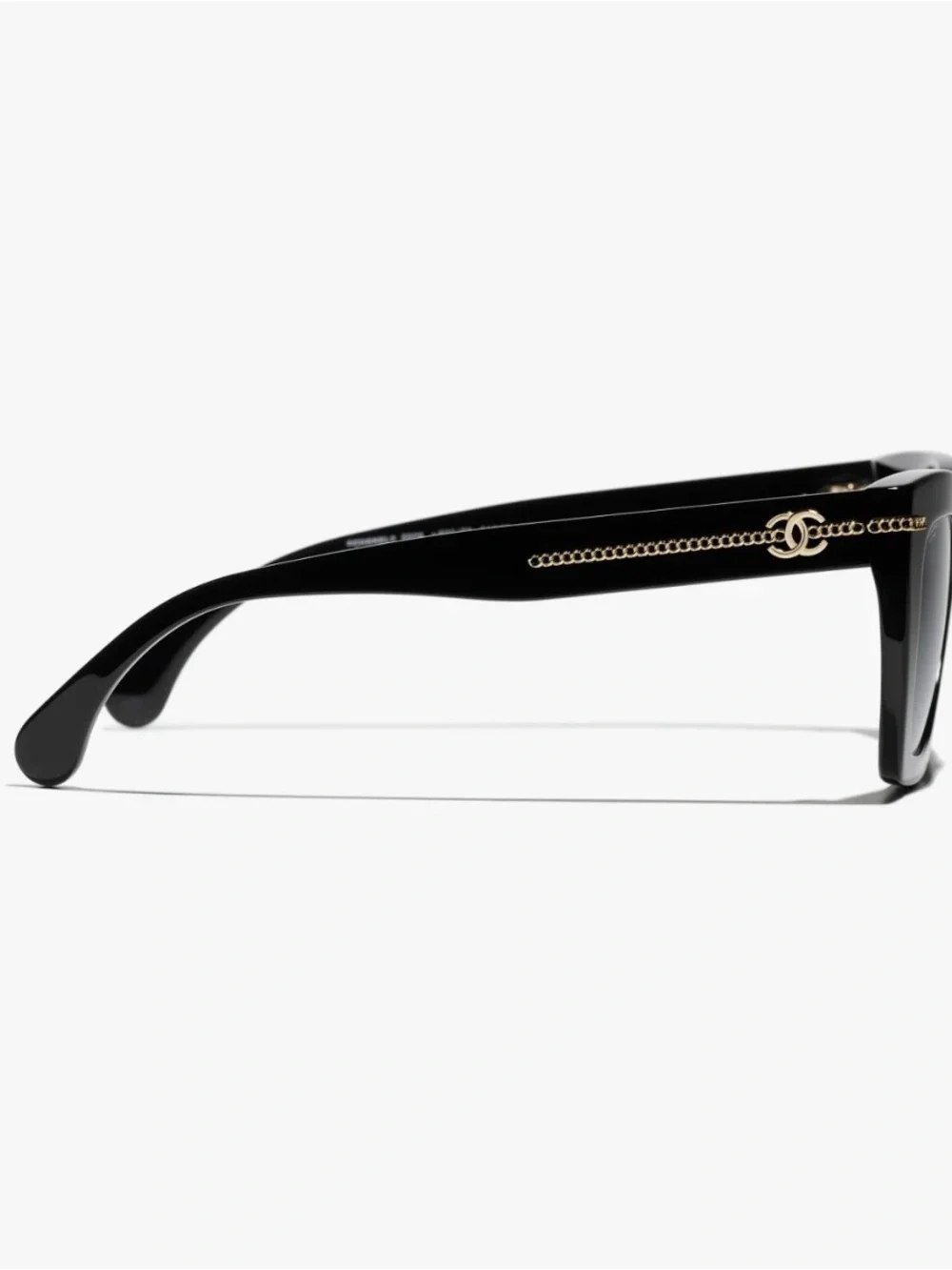NWT Chanel Black Square Sunglasses with Gold Accent😍